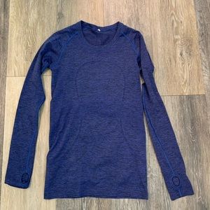 Lululemon Blue Long Sleeve Top